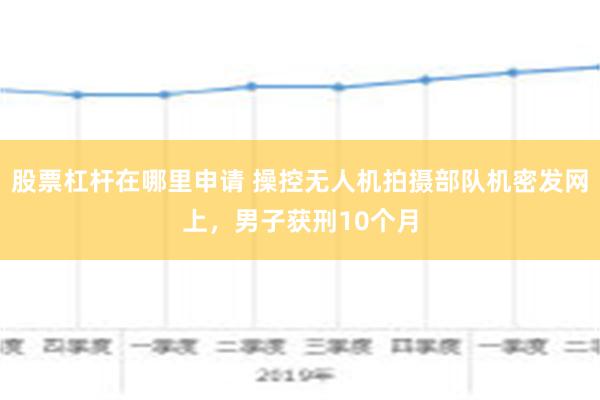 股票杠杆在哪里申请 操控无人机拍摄部队机密发网上，男子获刑10个月