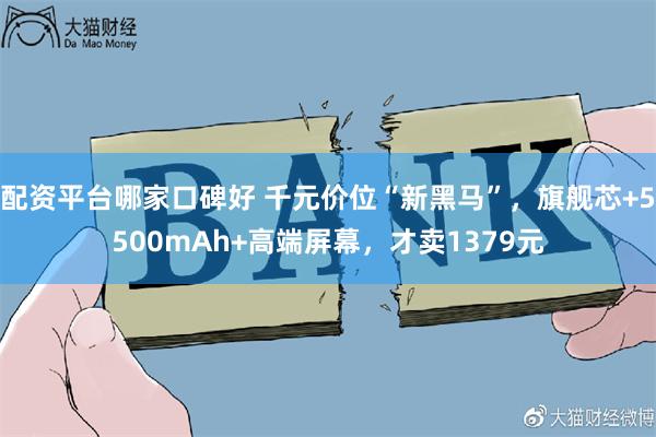 配资平台哪家口碑好 千元价位“新黑马”，旗舰芯+5500mAh+高端屏幕，才卖1379元